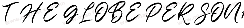 THE GLOBE PERSONAL U字体转换